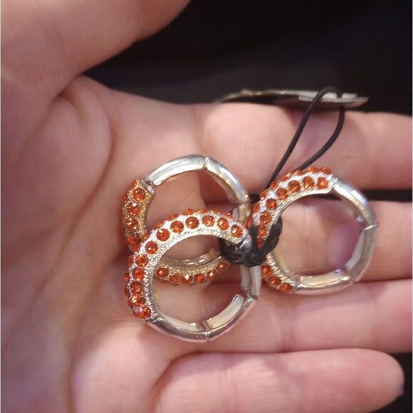 Lane Bryant 3 piece silver tone ring set;NWT - Picture 3 of 9